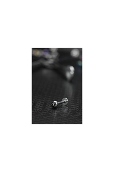 depozoom Cerrahi Çelik Dudak Piercing 8 Mm