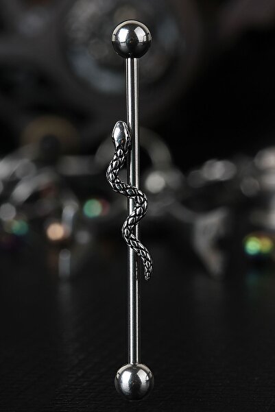 depozoom Cerrahi Çelik Yılan Köprü Piercing