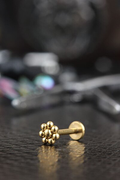 depozoom Cerrahi Çelik Kıkırdak Tragus Helix Zirkon Taş Labret Piercing 8 Mm ...