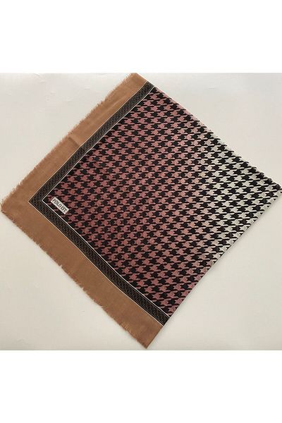 poloist Λεπτό τυρόπανο με μοτίβο Houndstooth