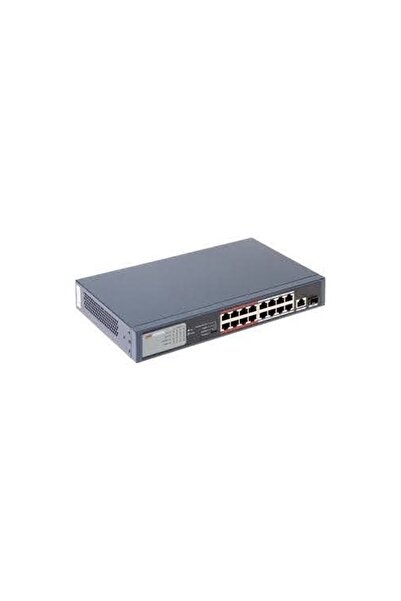 Hikvision محول شبكة جيجابت Ds-3E1318P-Ei بـ 16 منفذًا وسرعة 10-100-1000 ميجاب...