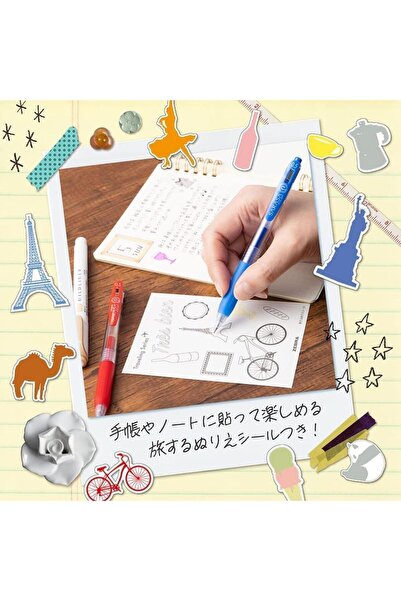 Zebra Sarasa Clip Mildliner Travel Series قلم حبر جل الزيتون 0.5 مم SRC-SE-TR-5CI