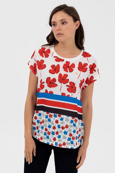U.S. Polo Assn. Tricou cu model floral