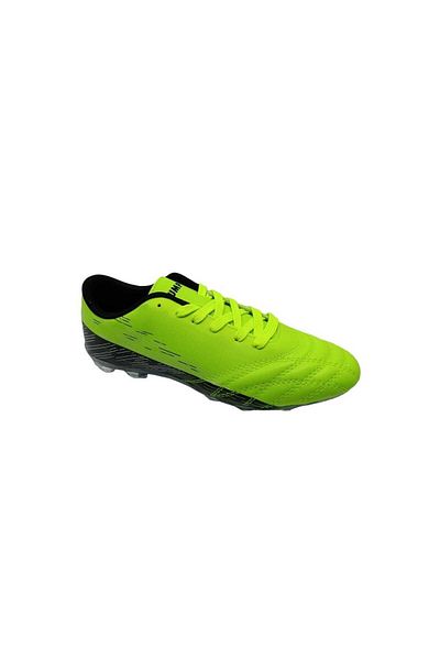 Jump 28221 Men's Neon Green - Black Grass Cleats Football Shoes