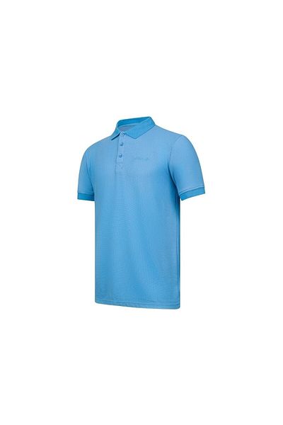 2AS Tricou cu gât polo Aluna albastru