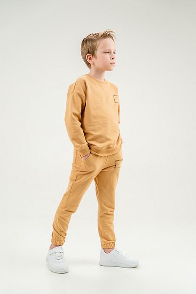 Gold Class Kidswear طقم بدلة رياضية للأطفال مطبوع عليه فئة ذهبية للجنسين