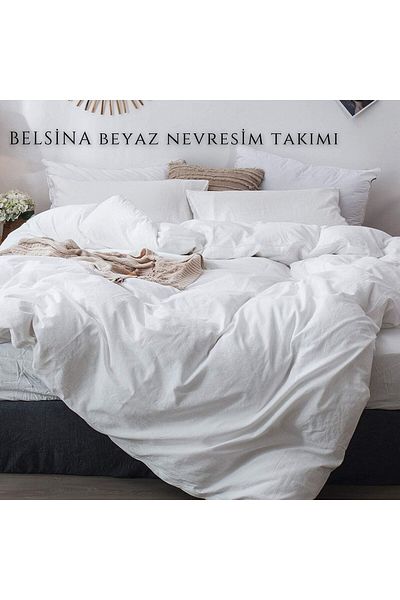 Belsina Home Set cuvertură de pilota dublă din bumbac