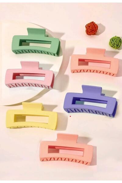 MioArt Жіночі 6 шт Кольорові Великі Xl Пряжки з Засувкою Набір Кольорові Затискач Шпильки 85 см