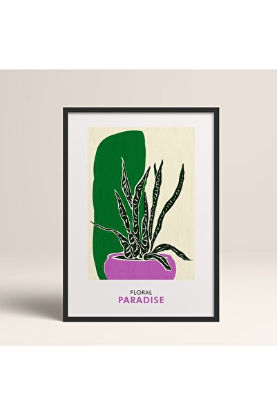 HOMEPACK Crna slika u drvenom okviru, uokviren poster, umetnički moderni zidn...