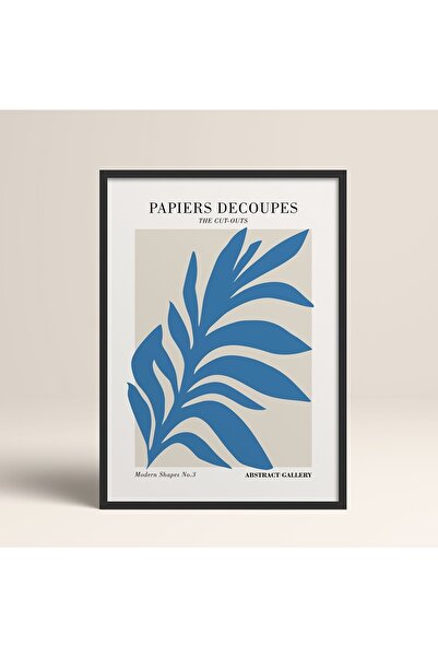 HOMEPACK Crna slika u drvenom okviru, uokviren poster, umetnički moderni zidn...