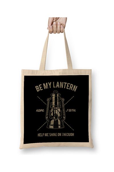 Baskı Dükkanı Υφασμάτινη τσάντα Be My Lantern με μακριά λαβή