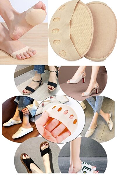 OptaPro Kadın Erkek Spor Stiletto Babet Topuklu Ayak Altı Desteği Terletmez Kumaş Koruyucu Metatarsal Ped