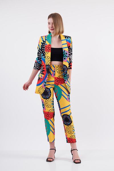 Swass PATTERNED YELLOW JACKET