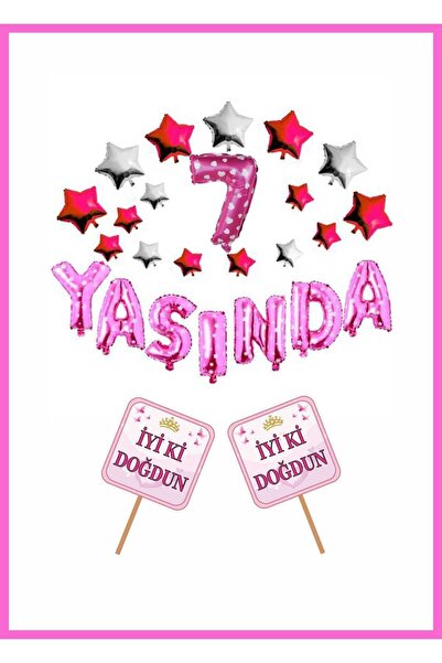 Doğumgünü Marketim Σετ γιορτής γενεθλίων Concept; Αστέρι, Αριθμός, Φύλλο για ...