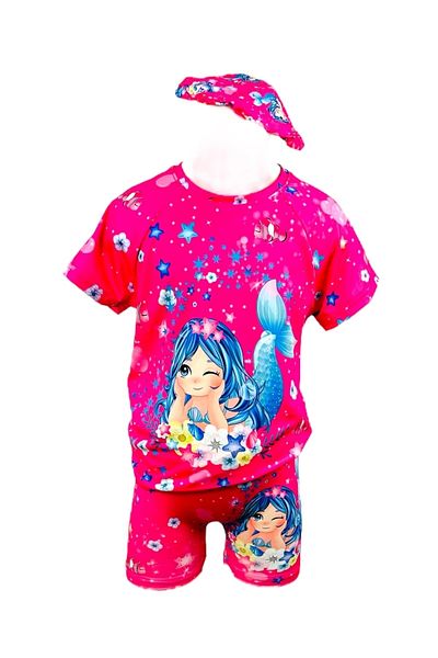 Rs Ramuni Girl's 3-Piece Swimsuit Set-