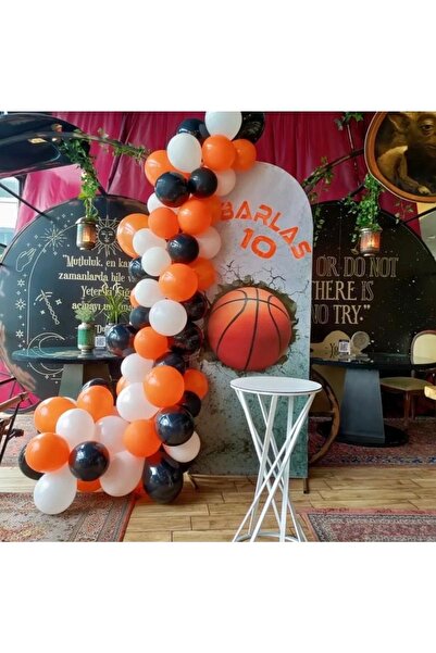 MFM Set de baloane cu lanț pentru ziua de naștere cu tematică baschet