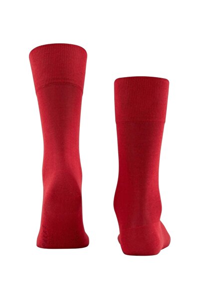 FALKE Herren Socken - Tiago, Strümpfe, Baumwolle, Logo, lang, einfarbig