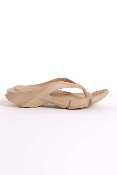 Tonny Black Γυναικείες παντόφλες Eva Flip Flop με χοντρή σόλα από βιζόν