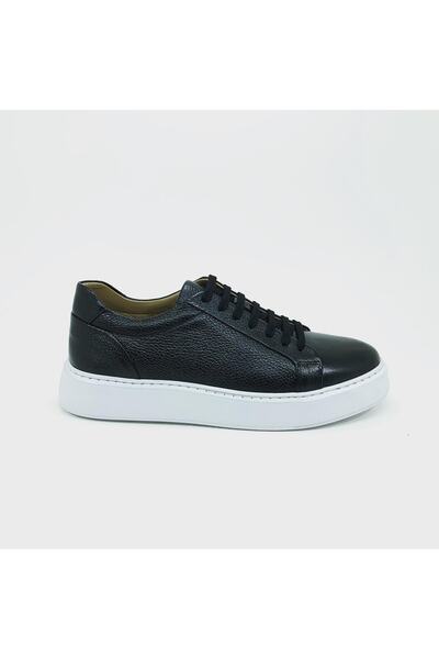 Clasica Genuine Leather Sports Black Shoes