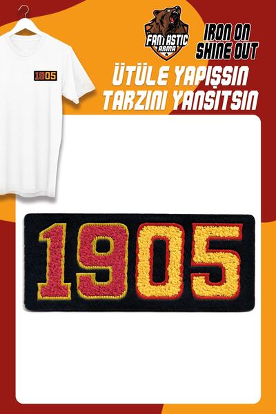 Ütü Ile Yapışan Dokuma Peluş Arma1905 Modeli