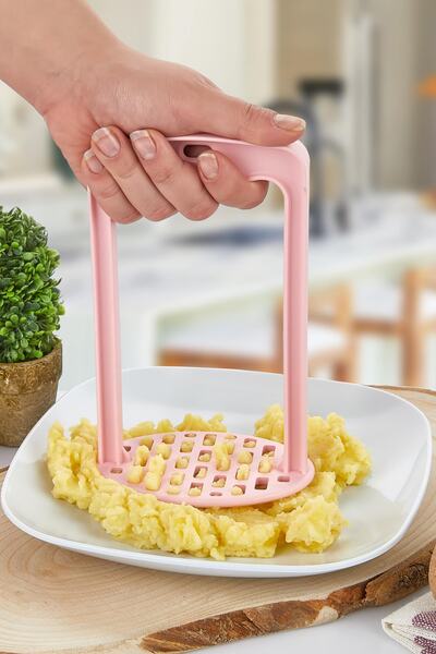 WAPPA Practical Plastic Potato Masher with Top Grip Plastic Potato Masher