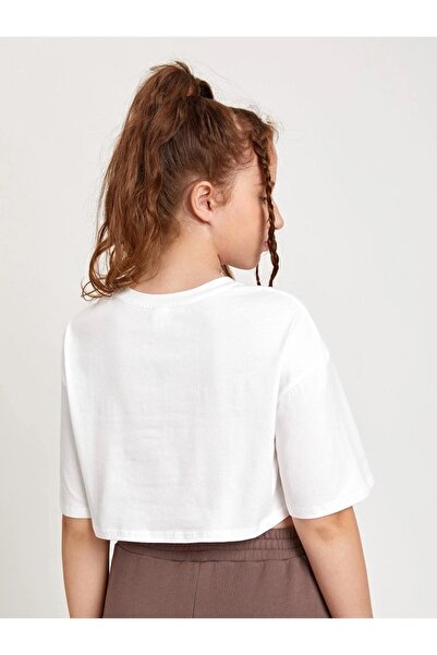 Machetta Girl's California Printed Crop Blouse