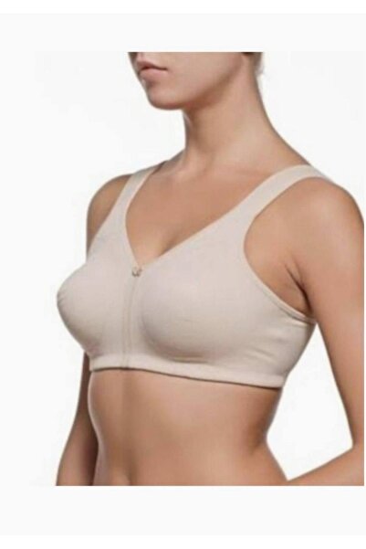 Kom Дамски бежов сутиен с ефект минимизатор, нов сезон