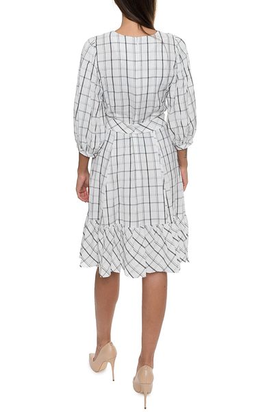 Calvin Klein Φόρεμα CDIE2X28 WHT/ΜΑΥΡΟ