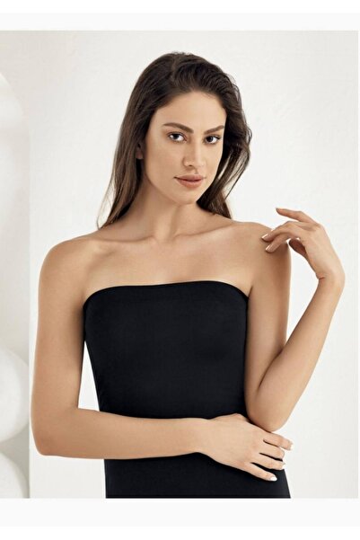 Şahinler Жіночий чорний боді без бретелей M Sh Новий сезон (6 штук в економіч...