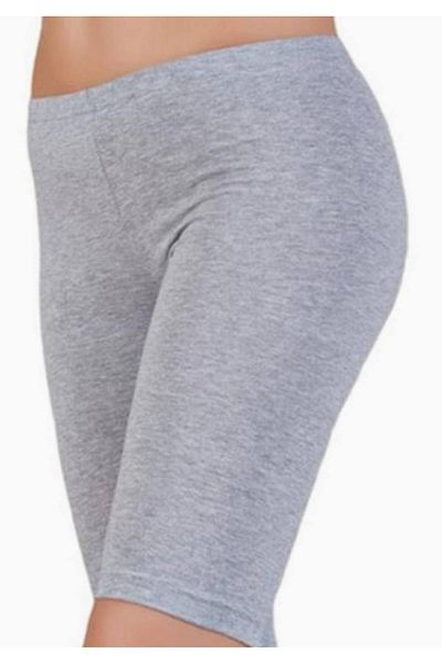 Tutku New Season Gray Short Women's Leggings - Economical Pack of 10