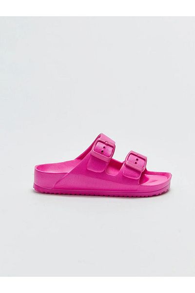 LC Waikiki Lcw Steps Girls' Slippers with Buckle Detail