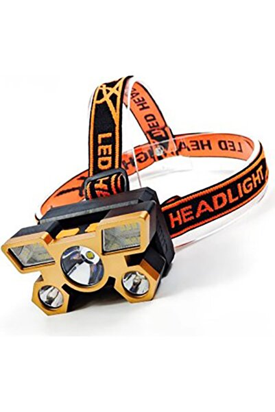 HEADLAMP Şarjlı Kafa Lambası Headlamp Led Kafa Feneri Usb Şarj Edilebilir Meş...