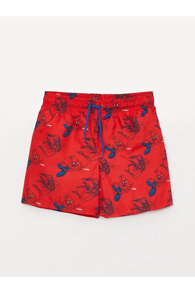LC Waikiki LCW Kids Bisiklet Yaka Spiderman Baskılı Erkek Çocuk Atlet ve Deni...
