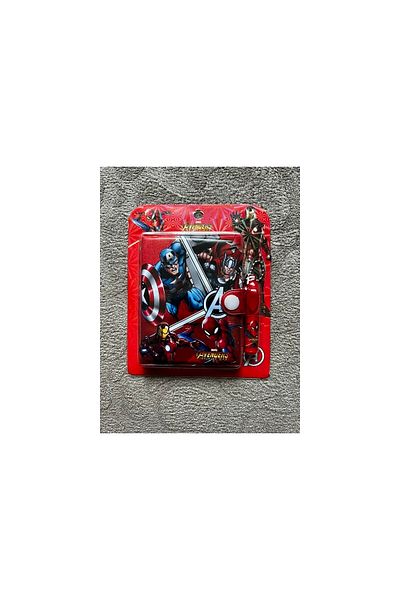 Larabell Hediyelik دفتر Avengers Mini مع غطاء قابل للإزالة وقلم حبر جاف مخطط كهدية