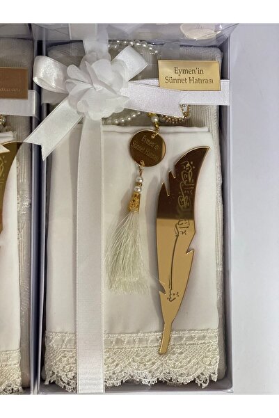 GÜLSEMALİ 10 ADET Dağıtmalık Hediyeler Namaz Başörtüsü Pleksi Isimlikli Kişiy...