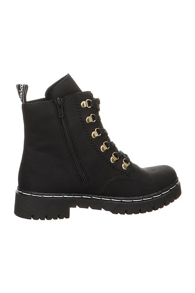 Rieker Stiefelette - Schwarz - Flacher Absatz