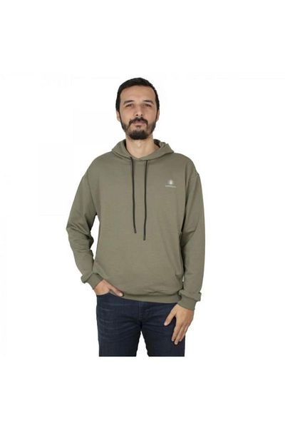 lumberjack Ανδρικό φούτερ Basic Hoodie 3fx Khaki M-sn73 101349641