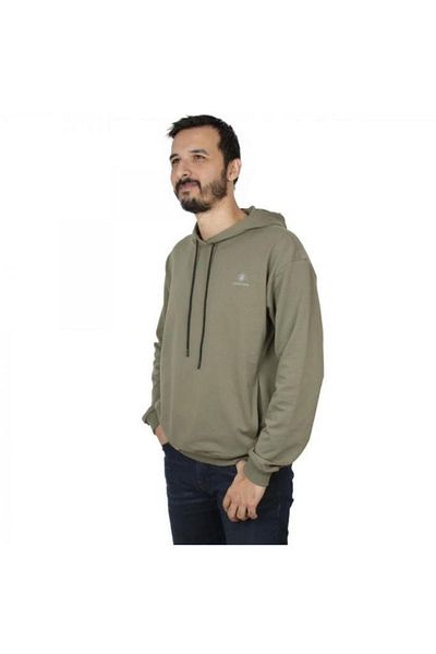 lumberjack Ανδρικό φούτερ Basic Hoodie 3fx Khaki M-sn73 101349641