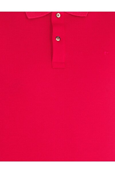 Pierre Cardin Red Slim Fit Polo Neck T-Shirt