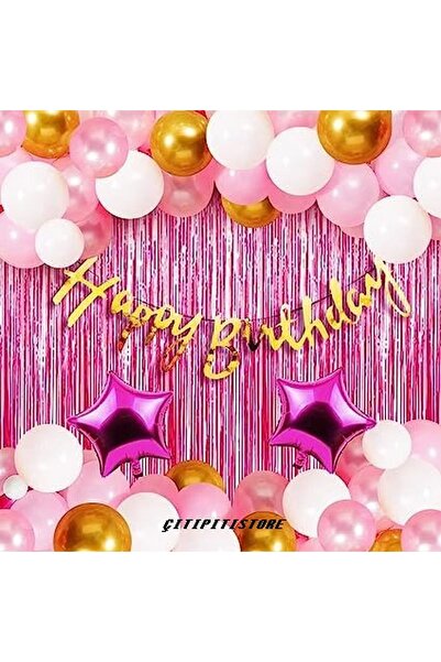 DÜVENCİ TİCARET Set de lanțuri pentru baloane de lux pentru ziua de naștere Ç...