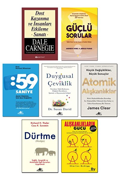 Pegasus Yayınları Dürtme Nudge 59 Saniye Richard Wisema Duygusal Çeviklik Sus...