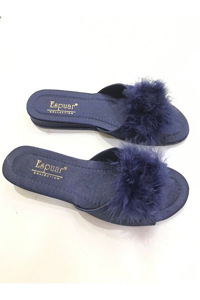 Espuar Γυναικείες παντόφλες για το σπίτι Navy Blue