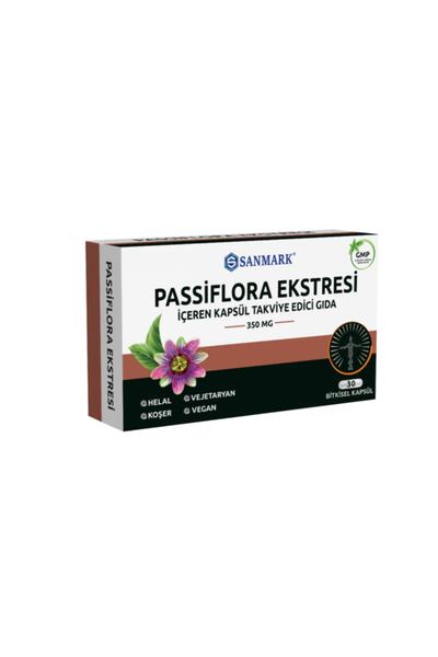 SANMARK Passiflora Ekstresi 30 Bitkisel Kapsül