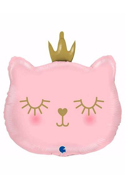 Parti Station Pink Cat 3 Year Old Balloon Set Star Balloon Foil Set Pink Cat Concept Birthday Set Age Balloon Set