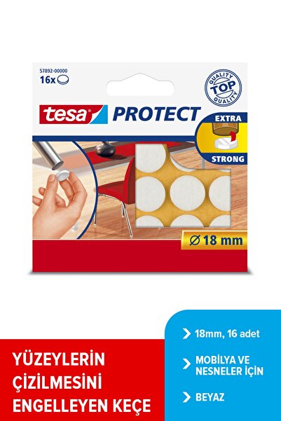 Tesa 57892 Zemin Koruyucu Keçe 18mm Beyaz