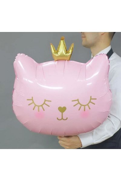 Parti Station Pink Cat 3 Year Old Balloon Set Balloon Foil Set Pink Cat Concept Birthday Set Age Balloon Set