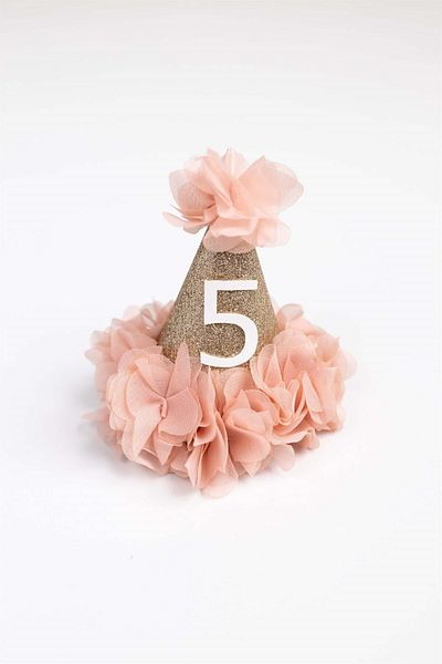 Le Mabelle Πόρπη με κλιπ γενεθλίων Powder 5 Age Funnel