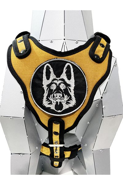 Tasma Market Mustard K9 German Shepherd Dog Chest Collar Breast Collar