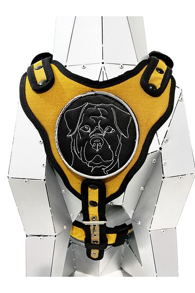 Tasma Market Rottweiler Mustard Dog Breast Collar - Breast Collar
