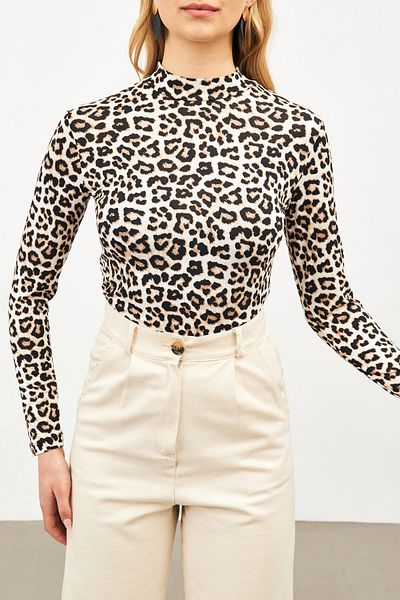 Bukamiss Body de damă cu model leopard
